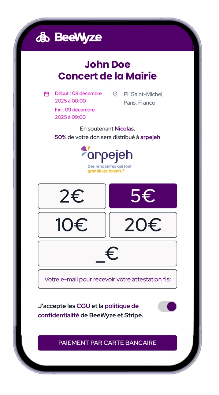 Application BeeWyze sur iPhone